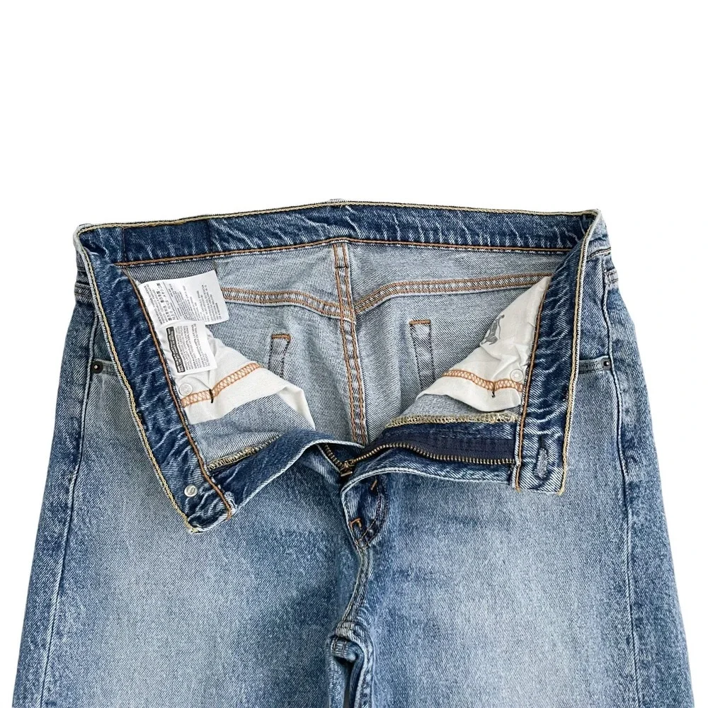 Levi's 505 Jeans Men's 32 x 28 - Blue Distressed Denim Patchwork